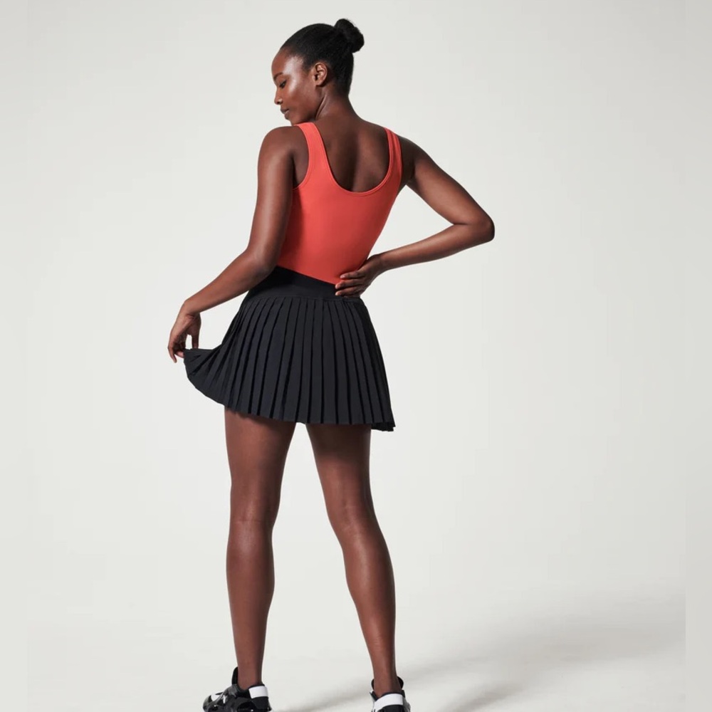Spanx pleated skort nwt